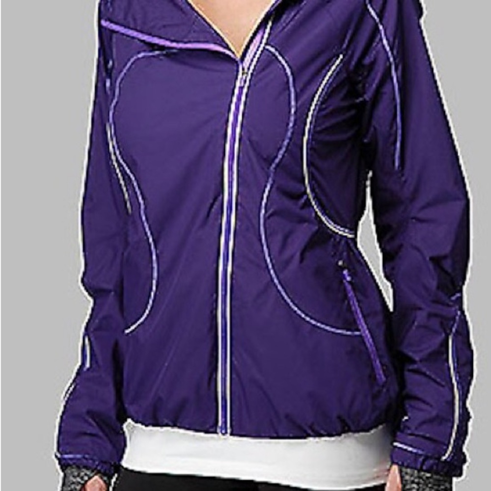 Lululemon Run Inspire Utility Jacket Women’s Size 10 Lolo Purple Gorpcore